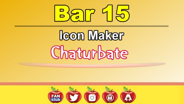 Bar 15 - FREE Chaturbate Icon Maker for your BIO - Erotic Video Chat at Home Bar 15 - FREE Chaturbate Icon Maker for your BIO