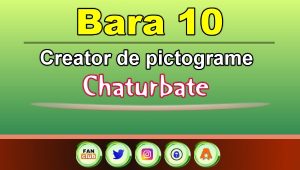 Bara 10 - Generator de pictograme social media pentru Chaturbate