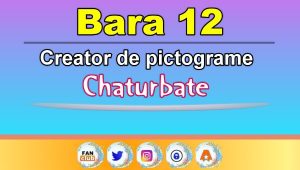Bara 12 – Generator de pictograme social media pentru Chaturbate