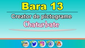 Bara 13 – Generator de pictograme social media pentru Chaturbate