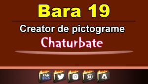 Bara 19 – Generator de pictograme social media pentru Chaturbate