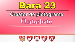 Bara 23 – Generator de pictograme social media pentru Chaturbate