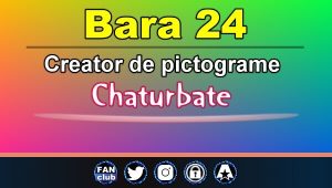 Bara 24 - Generator de pictograme social media pentru Chaturbate