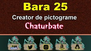 Bara 25 - Generator de pictograme social media pentru Chaturbate
