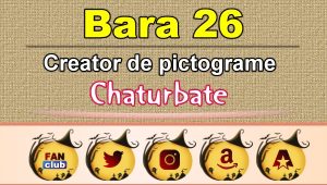 Bara 26 - Generator de pictograme social media pentru Chaturbate