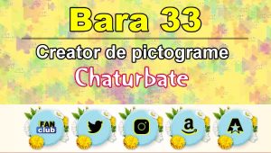 Bara 33 – Generator de pictograme social media pentru Chaturbate