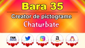 Bara 35 - Generator de pictograme social media pentru Chaturbate