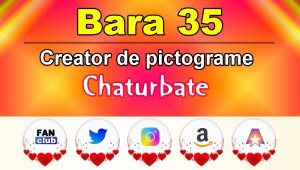 Bara 35 – Generator de pictograme social media pentru Chaturbate