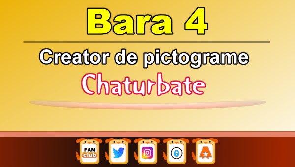 Bara 4 - Generator de pictograme social media pentru Chaturbate - Video Chat de Acasa Bara 4 - Generator de pictograme social media pentru Chaturbate