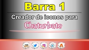 Lee más sobre el artículo Barra 1 – Generador de iconos para redes sociales – Chaturbate