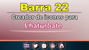 Barra 22 – Generador de iconos para redes sociales – Chaturbate