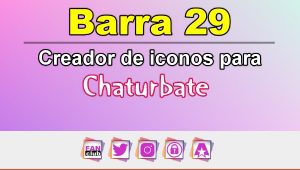 Lee más sobre el artículo Barra 29 – Generador de iconos para redes sociales – Chaturbate