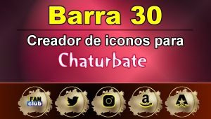 Lee más sobre el artículo Barra 30 – Generador de iconos para redes sociales – Chaturbate