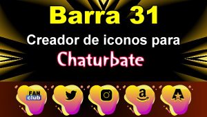 Barra 31 – Generador de iconos para redes sociales – Chaturbate