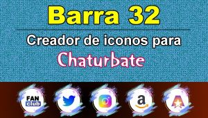 Barra 32 – Generador de iconos para redes sociales – Chaturbate