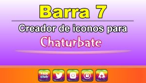Barra 7 – Generador de iconos para redes sociales – Chaturbate