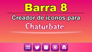 Barra 8 – Generador de iconos para redes sociales – Chaturbate