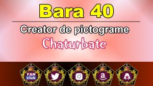 Bara 40 - Generator de pictograme social media pentru Chaturbate