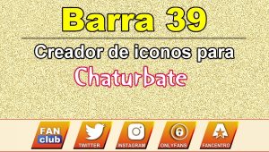 Barra 39 – Generador de iconos para redes sociales – Chaturbate