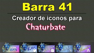 Barra 41 – Generador de iconos para redes sociales – Chaturbate