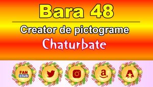 Bara 48 – Generator de pictograme social media pentru Chaturbate