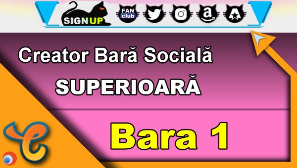 Bara Superioară 1 - Generează pictograme pentru biografia ta pe Chaturbate