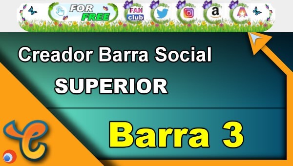 Barra Superior 3 - Generar iconos sociales para tu biografia - Chaturbate