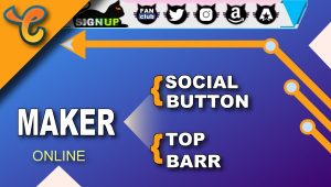 Social Media Top Bar Builder - Online Tool for Chaturbate