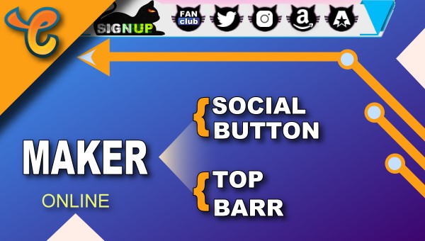 Social Media Top Bar Builder – Online Tool for Chaturbate