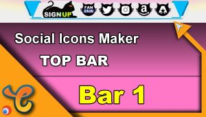 Read more about the article Top Bar 1 – Generate social icons for your Chaturbate BIO