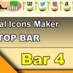 Top Bar 4 – Generate social icons for your Chaturbate BIO