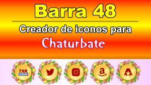 Barra 48 – Generador de iconos para redes sociales – Chaturbate