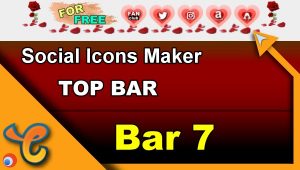 Top Bar 7 – Generate social icons for your Chaturbate BIO