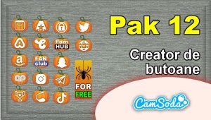 CamSoda - Pak 12 - Generator de butoane și pictograme social media