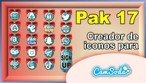 CamSoda – Pak 17 – Generador de iconos para tus redes sociales