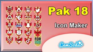 CamSoda - Pak 18 - Social Media Icon Maker Online Tool
