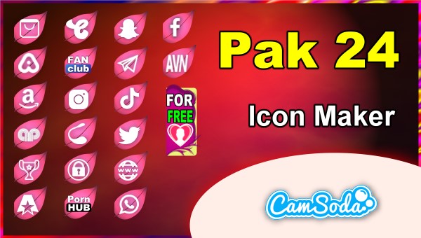 CamSoda - Pak 24 - Social Media Icon Maker Online Tool