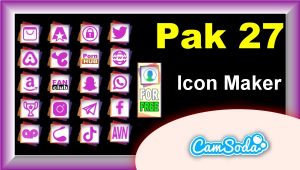 CamSoda – Pak 27 – Social Media Icon Maker Online Tool