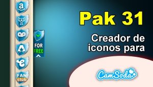 CamSoda – Pak 31 – Generador de iconos para tus redes sociales