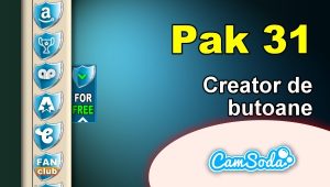 CamSoda - Pak 31 - Generator de butoane și pictograme social media