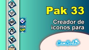 CamSoda – Pak 33 – Generador de iconos para tus redes sociales