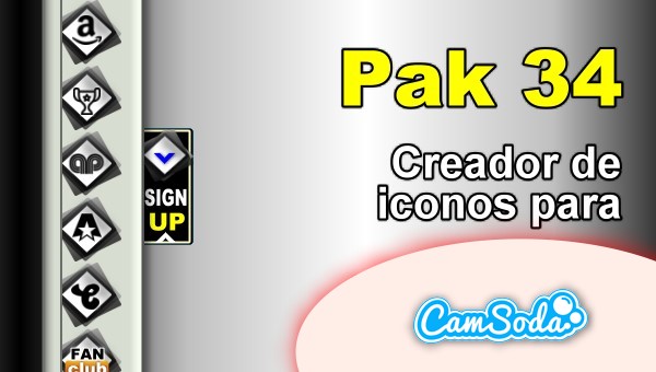 CamSoda - Pak 34 - Generador de iconos para tus redes sociales