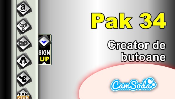 CamSoda - Pak 34 - Generator de butoane și pictograme social media