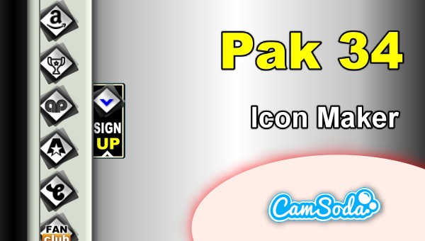 CamSoda - Pak 34 - Social Media Icon Maker Online Tool