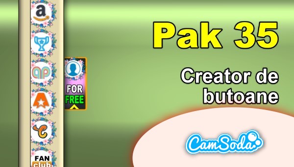 CamSoda - Pak 35 - Generator de butoane și pictograme social media