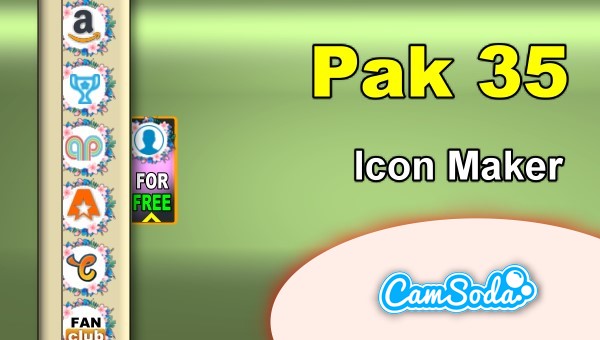 CamSoda - Pak 35 - Social Media Icon Maker Online Tool