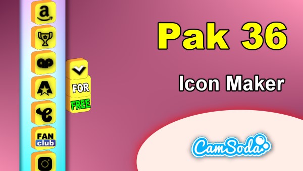 CamSoda - Pak 36 - Social Media Icon Maker Online Tool