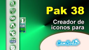 CamSoda – Pak 38 – Generador de iconos para tus redes sociales