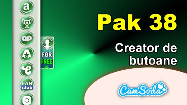 CamSoda - Pak 38 - Generator de butoane și pictograme social media
