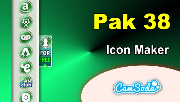 CamSoda - Pak 38 - Social Media Icon Maker Online Tool
